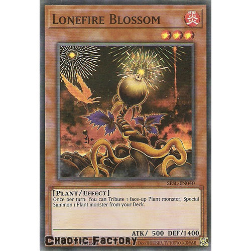 SESL-EN040 Lonefire Blossom Super Rare 1st Edition NM