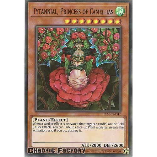 SESL-EN041 Tytannial, Princess of Camellias Super Rare 1st Edition NM