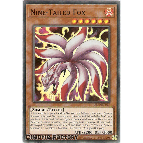 SESL-EN047 Nine-Tailed Fox Super Rare 1st Edition NM