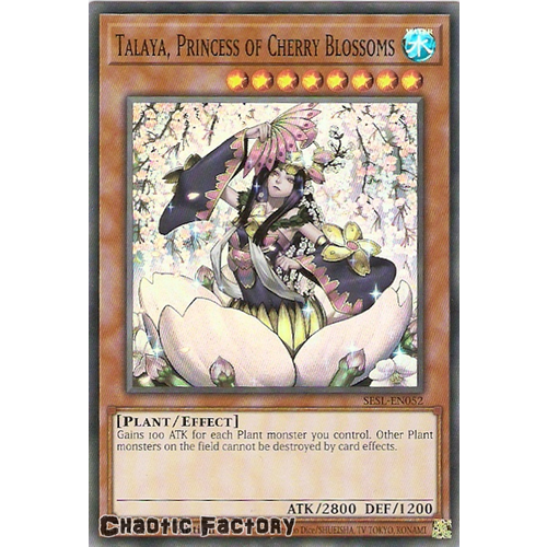SESL-EN052 Talaya, Princess of Cherry Blossoms Super Rare 1st Edition NM