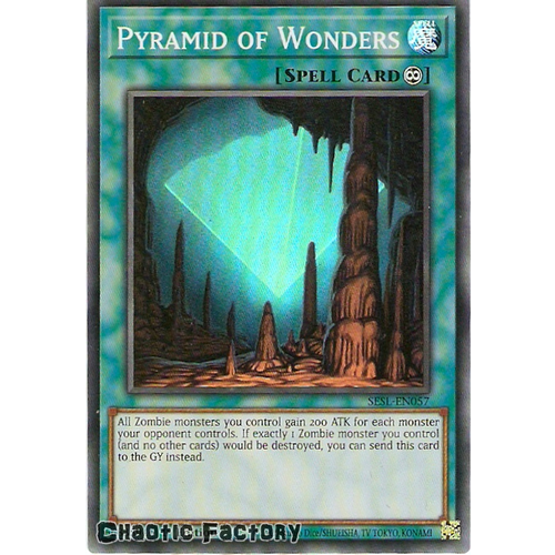 SESL-EN057 Pyramid of Wonders Super Rare 1st Edition NM