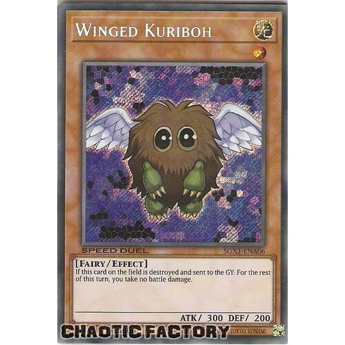 SGX1-ENA06 Winged Kuriboh Secret Rare 1st Edition NM
