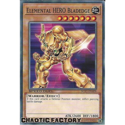 SGX1-ENA09 Elemental HERO Bladedge Common 1st Edition NM