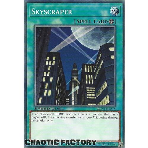 SGX1-ENA15 Skyscraper Common 1st Edition NM