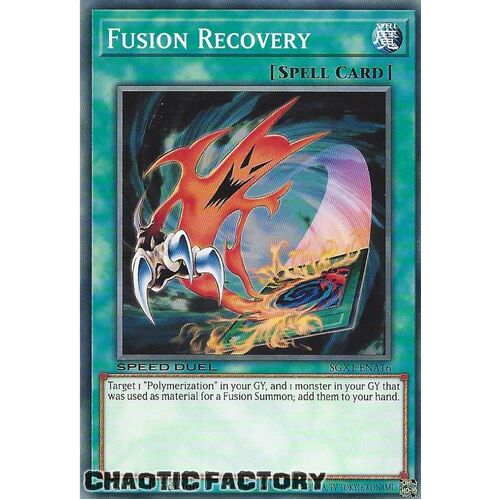 SGX1-ENA16 Fusion Recovery Common 1st Edition NM