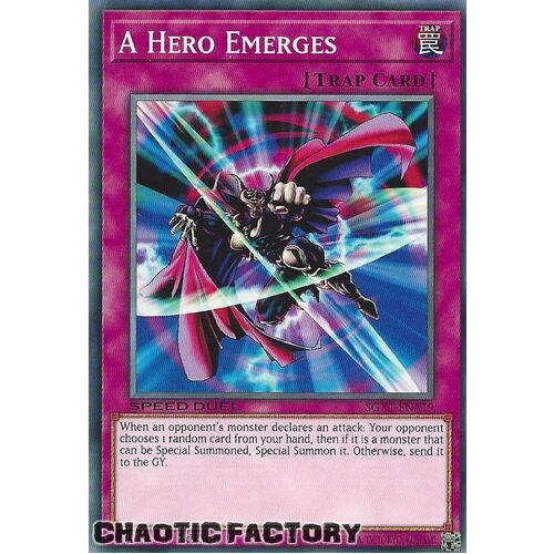 SGX1-ENA19 A Hero Emerges Common 1st Edition NM