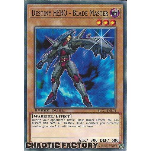 SGX1-ENB04 Destiny HERO - Blade Master Common 1st Edition NM