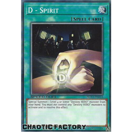 SGX1-ENB14 D - Spirit Common 1st Edition NM