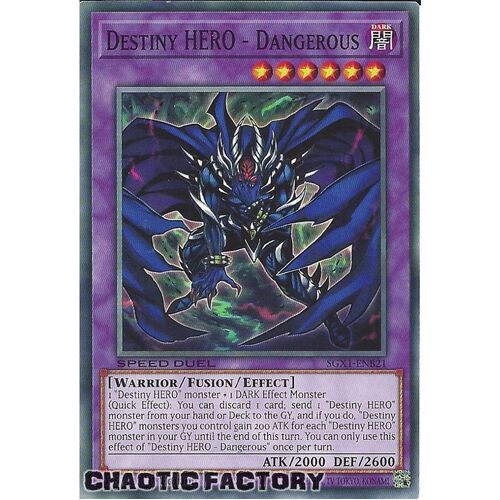 SGX1-ENB21 Destiny HERO - Dangerous Common 1st Edition NM