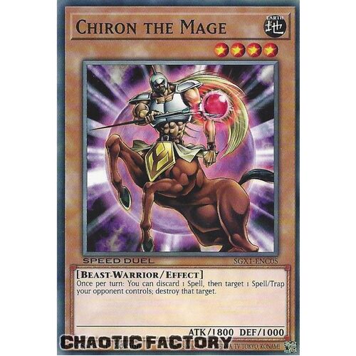 SGX1-ENC05 Chiron the Mage Common 1st Edition NM