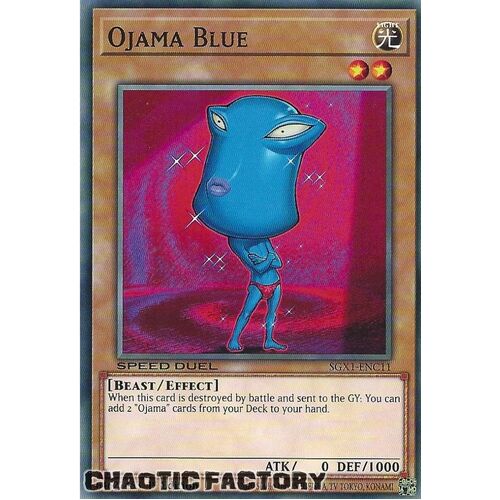 SGX1-ENC11 Ojama Blue Common 1st Edition NM