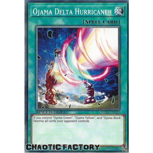 SGX1-ENC13 Ojama Delta Hurricane!! Common 1st Edition NM