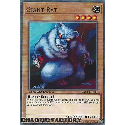 SGX1-END03 Giant Rat Common 1st Edition NM