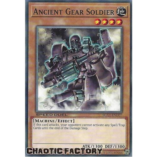 SGX1-END07 Ancient Gear Soldier Common 1st Edition NM