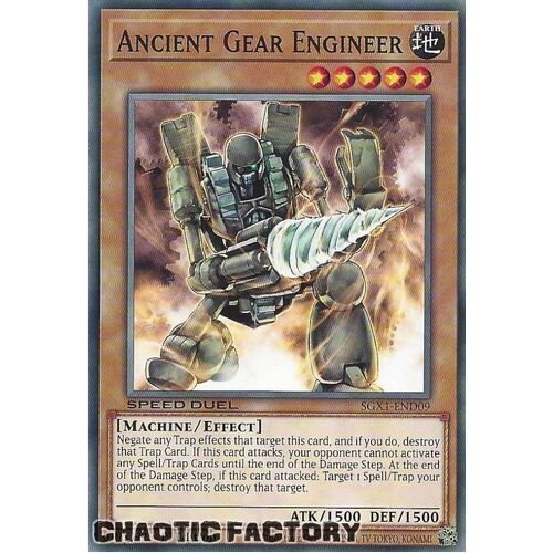 SGX1-END09 Ancient Gear Engineer Common 1st Edition NM