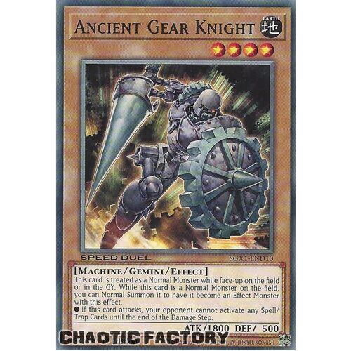 SGX1-END10 Ancient Gear Knight Common 1st Edition NM