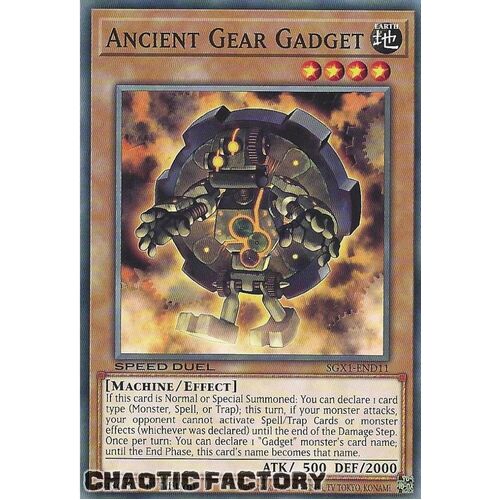 SGX1-END11 Ancient Gear Gadget Common 1st Edition NM