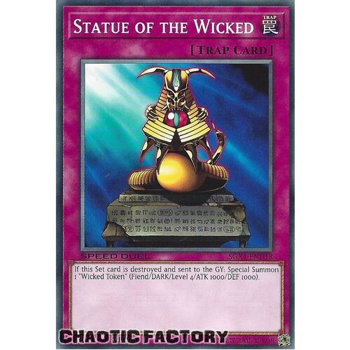 SGX1-END18 Statue of the Wicked Common 1st Edition NM