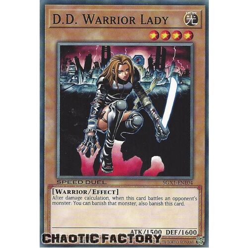 SGX1-ENE04 D.D. Warrior Lady Common 1st Edition NM