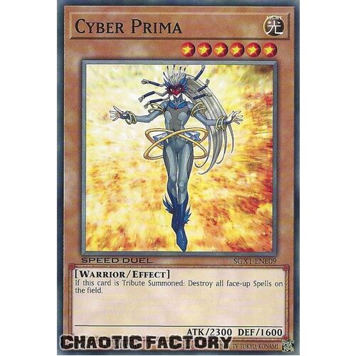 SGX1-ENE09 Cyber Prima Common 1st Edition NM