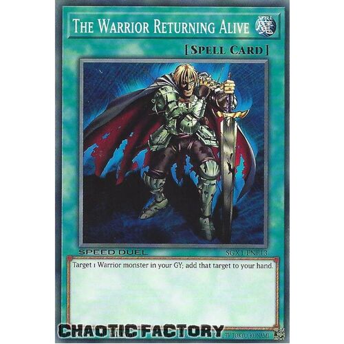SGX1-ENE13 The Warrior Returning Alive Common 1st Edition NM