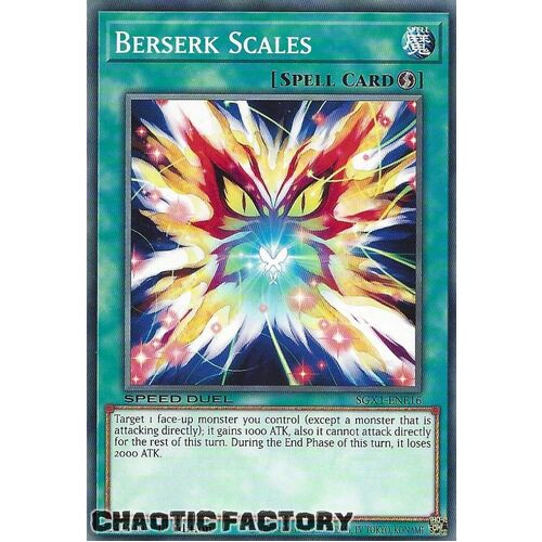 SGX1-ENE16 Berserk Scales Common 1st Edition NM