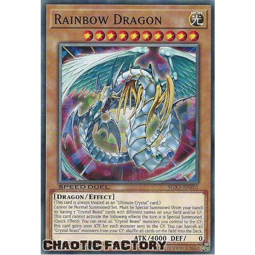 SGX1-ENF01 Rainbow Dragon Common 1st Edition NM