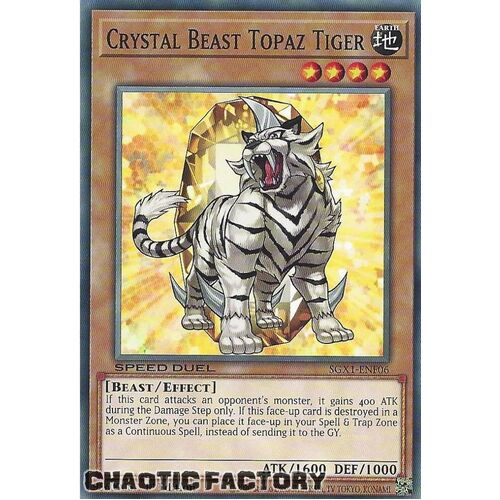 SGX1-ENF06 Crystal Beast Topaz Tiger Common 1st Edition NM