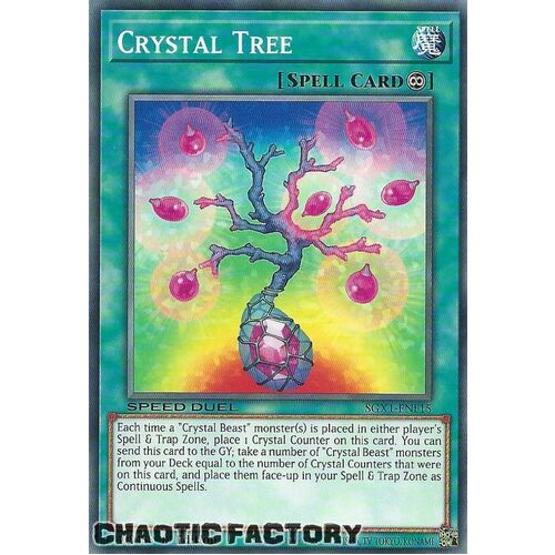 SGX1-ENF15 Crystal Tree Common 1st Edition NM
