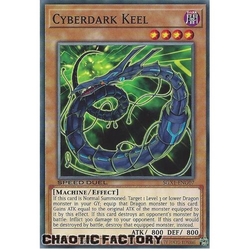 SGX1-ENG07 Cyberdark Keel Common 1st Edition NM