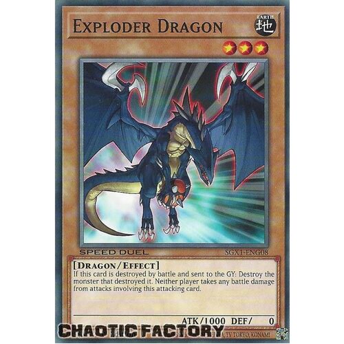 SGX1-ENG08 Exploder Dragon Common 1st Edition NM