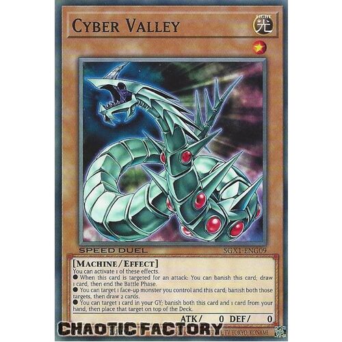 SGX1-ENG09 Cyber Valley Common 1st Edition NM