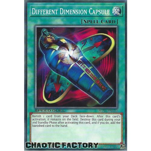 SGX1-ENG12 Different Dimension Capsule Common 1st Edition NM