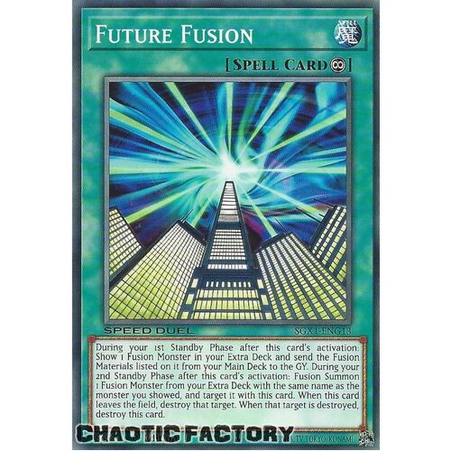 SGX1-ENG13 Future Fusion Common 1st Edition NM