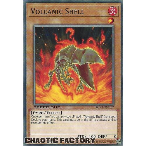 SGX1-ENH07 Volcanic Shell Common 1st Edition NM