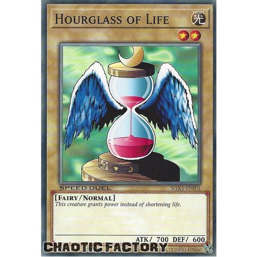 SGX1-ENI01 Hourglass of Life Common 1st Edition NM