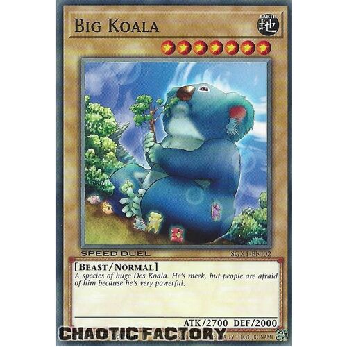 SGX1-ENI02 Big Koala Common 1st Edition NM