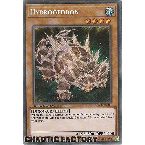 SGX1-ENI08 Hydrogeddon Secret Rare 1st Edition NM