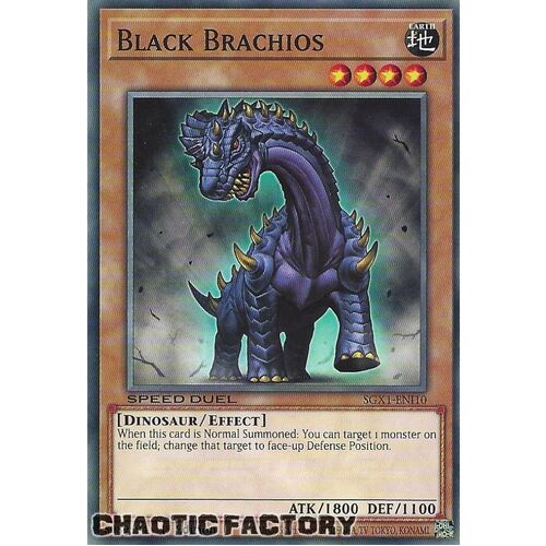 SGX1-ENI10 Black Brachios Common 1st Edition NM