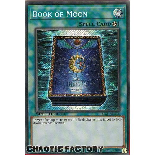 SGX1-ENI15 Book of Moon Secret Rare 1st Edition NM