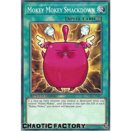 SGX1-ENI17 Mokey Mokey Smackdown Common 1st Edition NM
