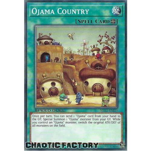 SGX1-ENI19 Ojama Country Common 1st Edition NM