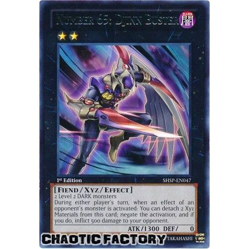 Number 65: Djinn Buster - SHSP-EN047 - Rare 1st Edition NM