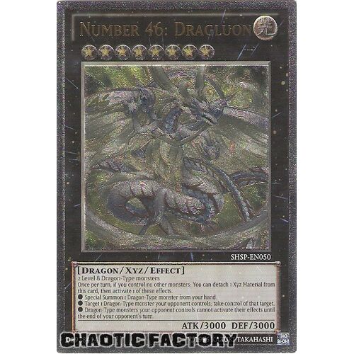 ULTIMATE RARE SHSP-EN050 Number 46: Dragluon Unlimited Edition NM