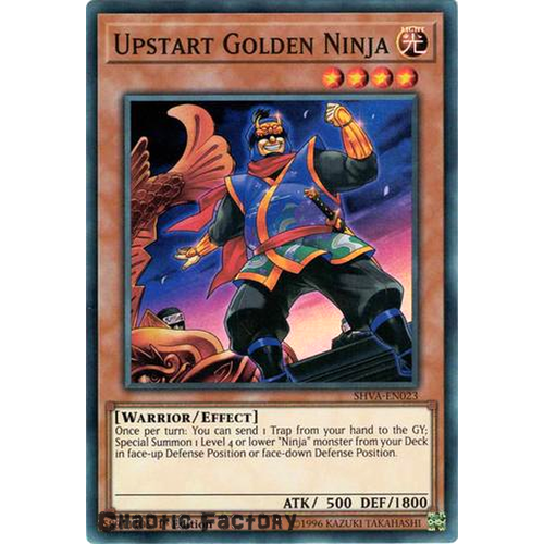 Yugioh - SHVA-EN023 - Upstart Golden Ninja Super Rare 1st Edition NM 