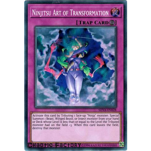 SHVA-EN028 - Ninjitsu Art of Transformation Super Rare 1st Edition NM 