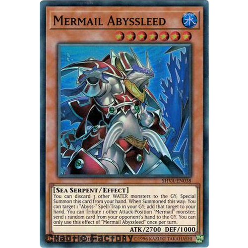 Yugioh - SHVA-EN038 - Mermail Abyssleed Super Rare 1st Edition NM 