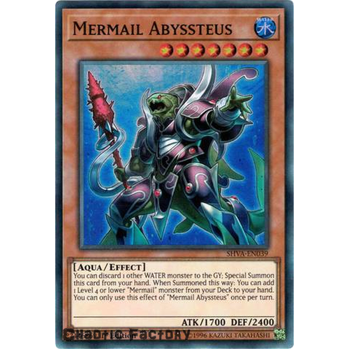 Yugioh - SHVA-EN039 - Mermail Abyssteus Super Rare 1st Edition NM 