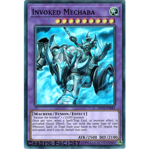 Yugioh - SHVA-EN041 - Invoked Mechaba Super Rare 1st Edition NM 