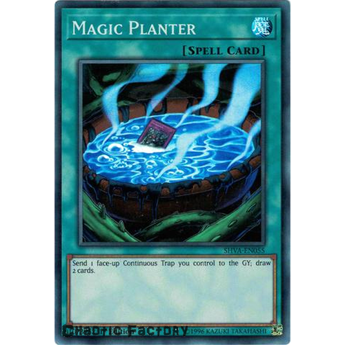 Yugioh - SHVA-EN055 - Magic Planter Super Rare 1st Edition NM 